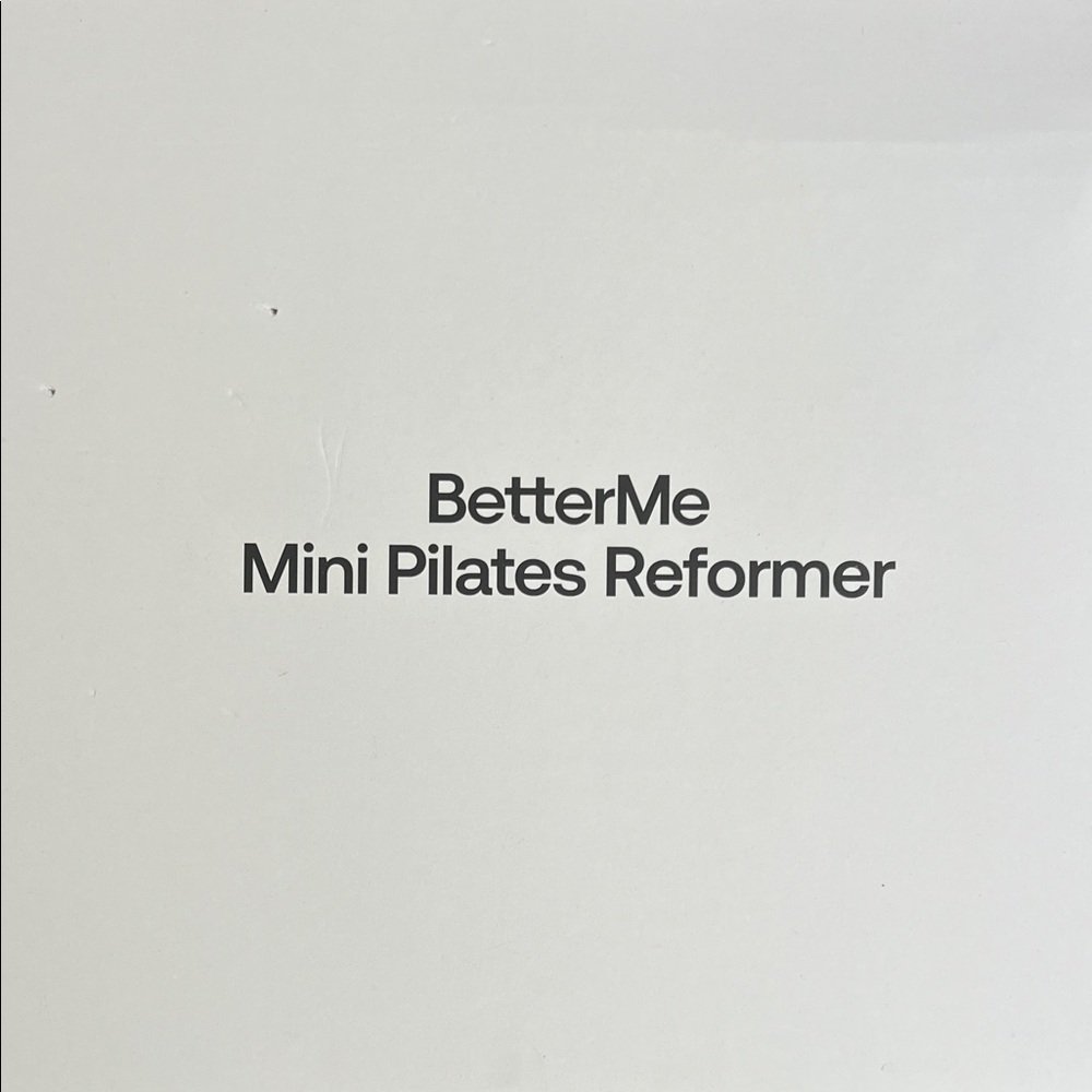 Mini Pilates Reformer in White